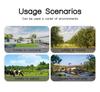 Wireless 5-Lens Zoom Outdoor Surveillance Camera with Night Vision, 4G Connectivity, and Smart HD Monitoring