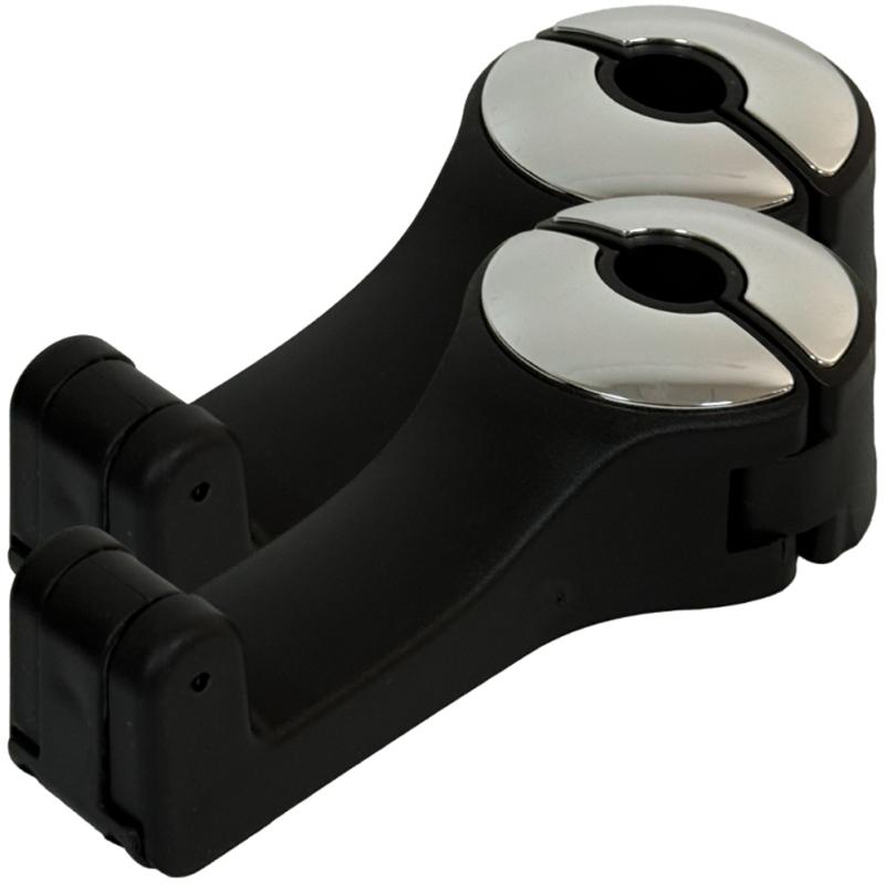 2 in 1 Car Hook Hidden Multifunctional Rear Headrest Hook Car Rear Phone Holder Lock Type Mobile Phone Holder Car Universal