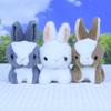 Adorable Plush Bunny Toy Cute Rabbit Keychain Small Stuffed Animal Gift Wholesale