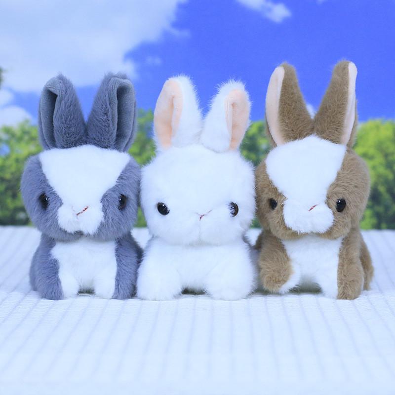 Adorable Plush Bunny Toy Cute Rabbit Keychain Small Stuffed Animal Gift Wholesale