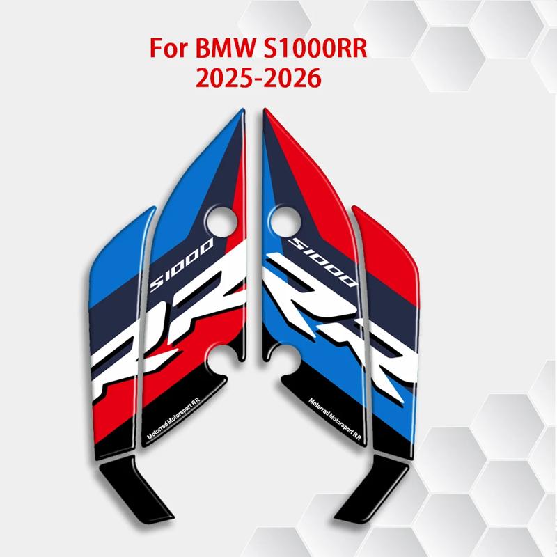 3D Gel Front Fender Protective Film Decal For BMW S1000RR 2025 2026 Motorcycles Mudguard Paint Protection Sticker