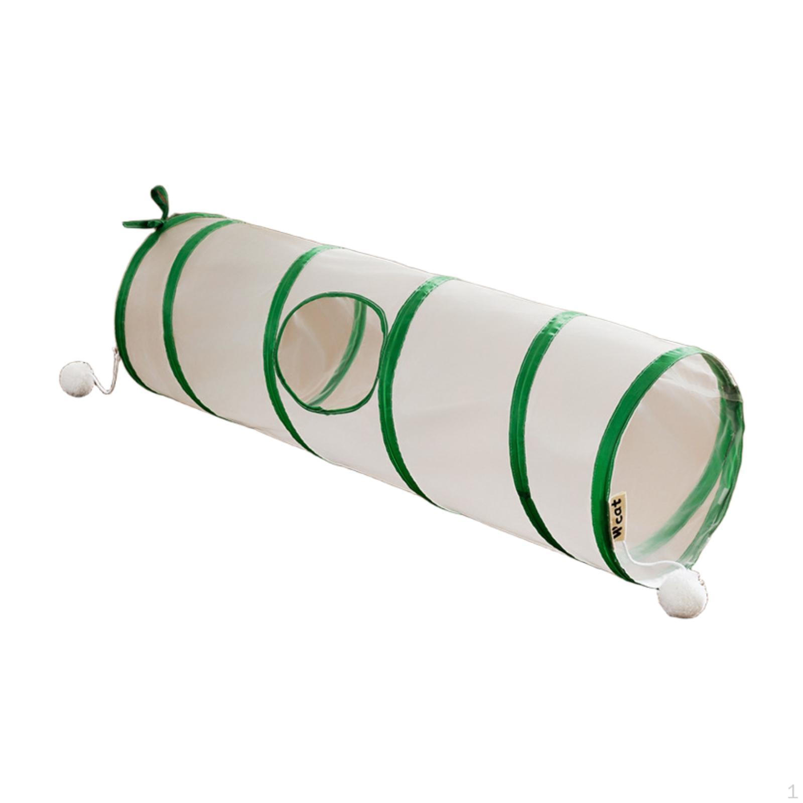 

Туннель для кошек Складной Удобный Домашний Портативный Игровая палатка Интерактивная игрушка для Собак Маленьких Straight Green