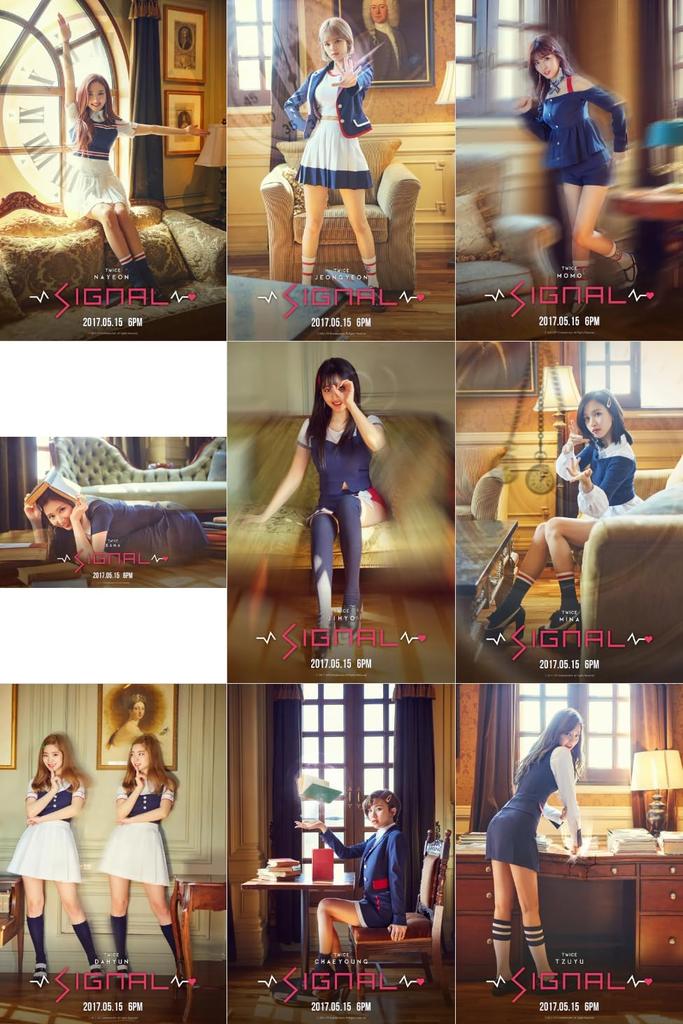 TWICE SIGNAL 4th Mini Album with Tracking Twc (C Version)