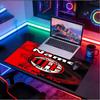 Custom Name Personalized football team Pattern Mousepad, Laptop PC Desk Mat, Decorative Desk Mat for Home Keyboard Pad Gift