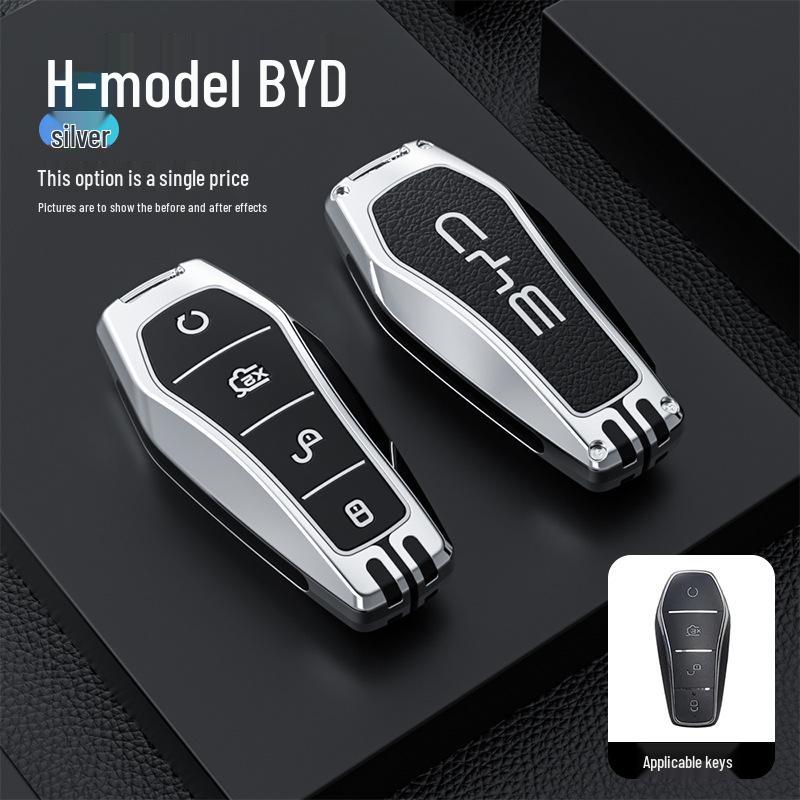 BYD Key Case: Full Coverage for Song, QinPLUS/dmi, Dolphin, e2, Tang, Han EV, e3, Destroyer 05 Models