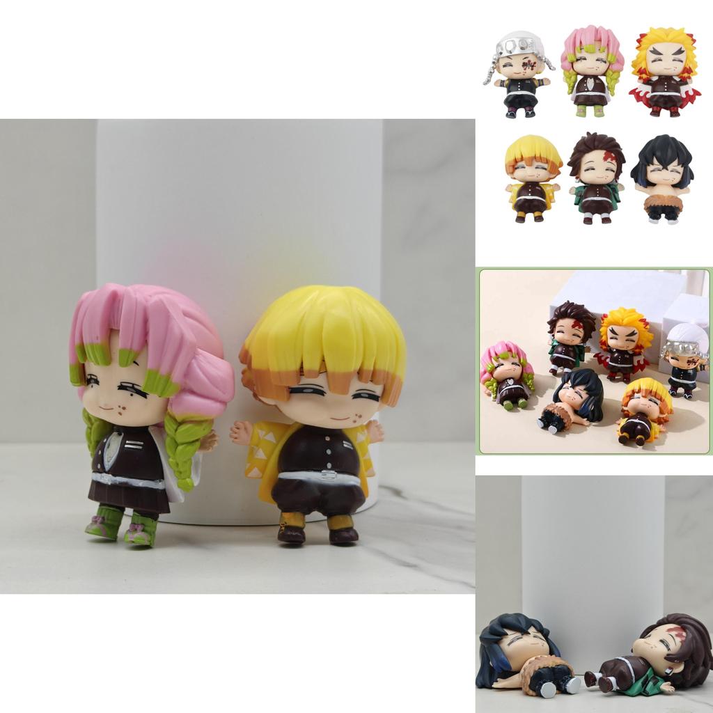 Demon Slayer Kimetsu No Yaiba Pvc Anime Figures Collection Display For Collectors And Fans