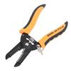 Abisolierzange Schneider Kohlenstoffstahl Multifunktionale Elektrokabelzange mit Sicherheitsverriegelung für 10 bis 22AWG Massivdrähte