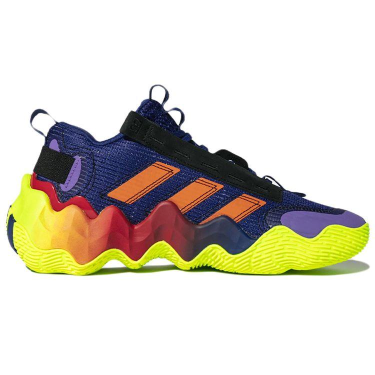 Adidas Exhibit B Round Toe Comfortable Shock Absorption Non-Slip Wear-Resistant Supportive Low-Top Basketball Shoes Unisex Basketball Shoes GZ9548