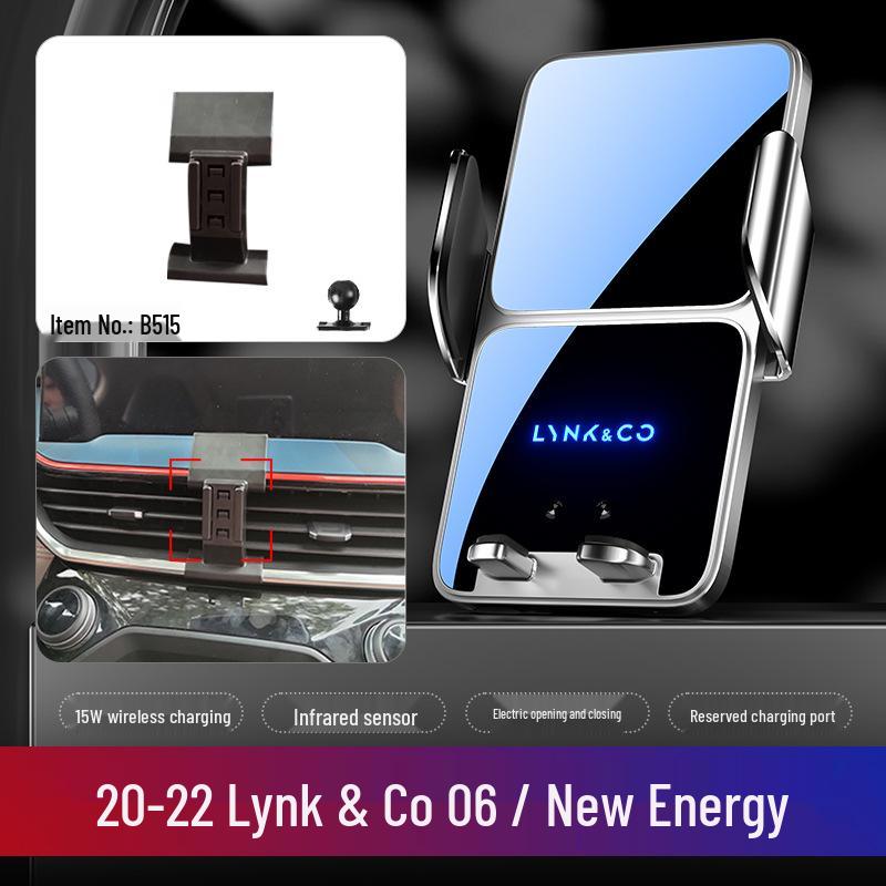 Support de voiture Lynk & Co Charge sans fil Support de téléphone pour modèles 02/01/03/06/09/05