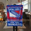 New York Rangers Print Flanelldecke Hohe Qualität Warm Bequem Decke für Alle Jahreszeiten Perfekt für Geschenke Heimdekoration