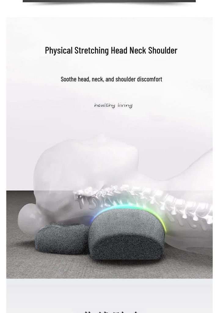 CE-Certified Multifunctional Heated Vibration Massage Pillow for Cervical Spine Sleep Therapy
