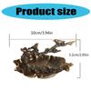 Vintage Metal Tree Branch Backflow Incenses Holder Waterfall Incenses Cones Burners for Meditations and Relaxation Space