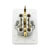 European Double Wall Socket, 16A German Standard, Two-Gang Surface-Mounted