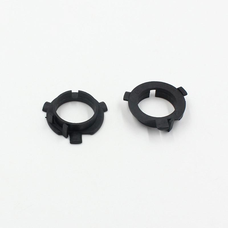 2pcs H7 Led Headlight Bulb Holder Adapter Mitsubishi Outlander LED Headlight Base led H7 Adapter for Hyundai Santa Fe Veloster