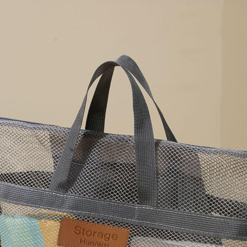 Solid Color Swimming Storage Pouch Transparent Travel Wash Bag Simple Beach Handbag  Travel
