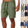 Bequeme Sommer-Herrenshorts mit feuchtigkeitsableitendem Stoff für Yoga und Fitness