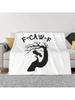 Classic Black Bird Funny T Shirt An Ultra-Soft Micro Fleece Blanket