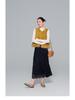 Velvet Hollow Hem A-line Cake Skirt - Women's Slimming Autumn/Winter 2025