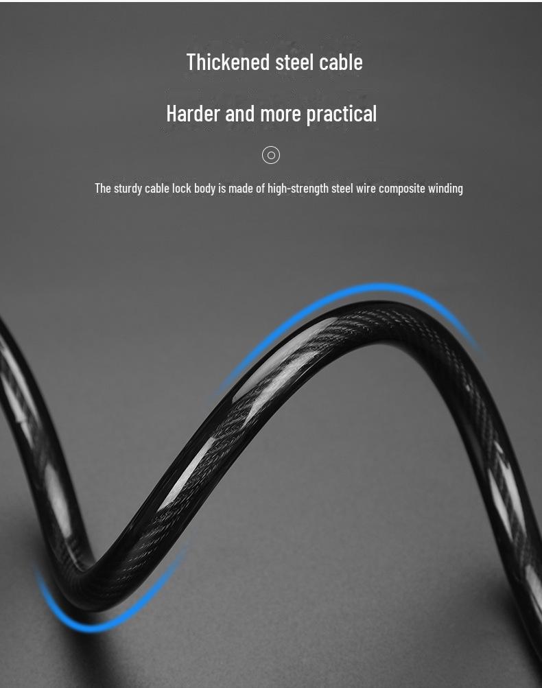 Alloy Chain Bicycle Lock: Anti-Theft Password Lock for Electric, Mountain, and Road Bikes