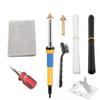 Plastic Welder & Smoothing Tool Kit for Car Bumper Repair with Welding Nails and Crack Repair Spatula.