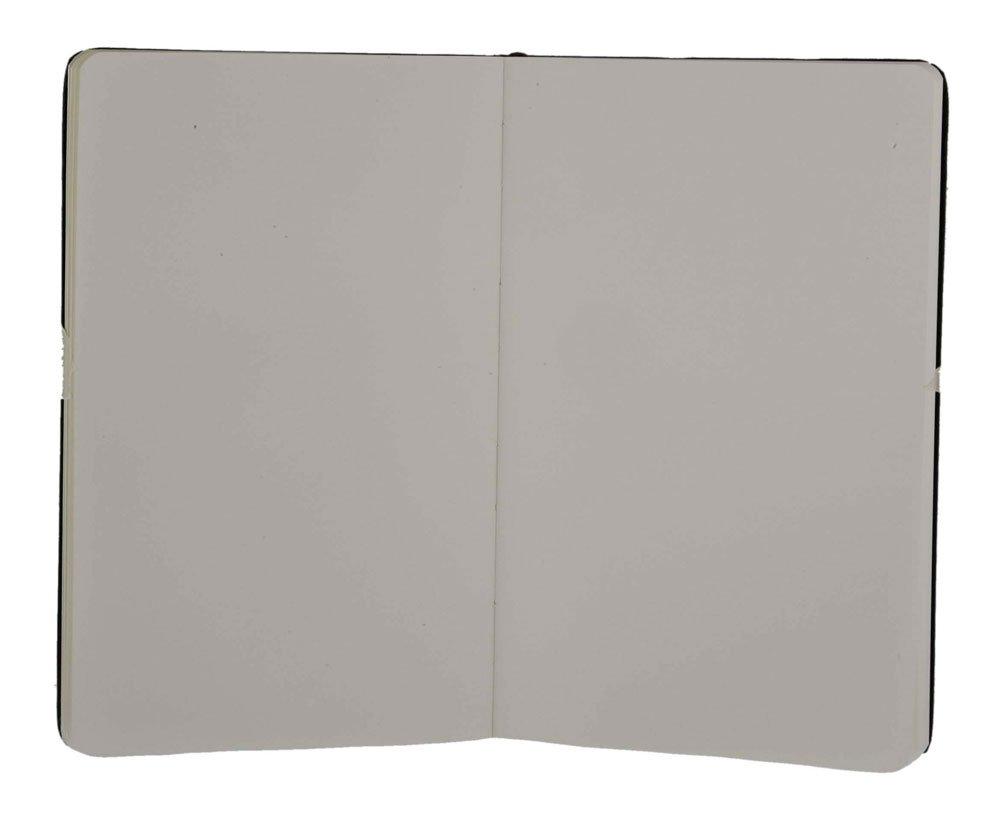 Moleskine Classic Large Size x QP062 Notebook, Hardcover, Plain, (13cm 21cm), Black,