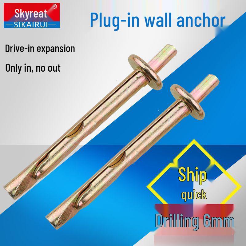 6x60mm Woodworking Ceiling Expansion Nail for Wood Keel Insert