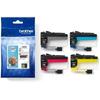 Pack of 4 Cartridges LC424VAL - BROTHER - Black, Cyan, Magenta and Yellow High Capacity of 750 Pages - For DCP-J1200W