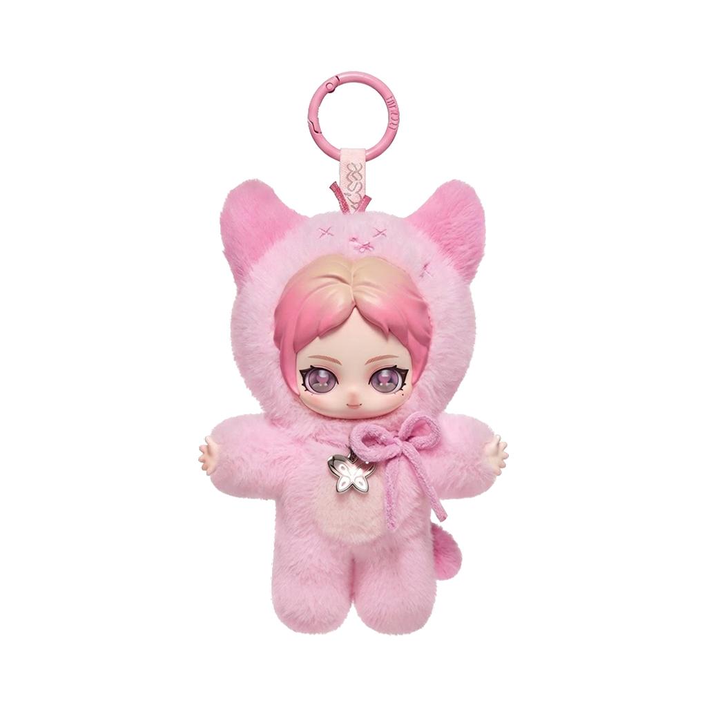 Pop Mart x Aespa Fluffy Club Series Vinyl Plush Doll Pendant Jelly Rwe (Ningning Ver.) (Opened Case)