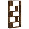 VidaXL 5-Tier Bookcase Smoked Oak Engineered Wood, Shelf, Book Shelf, Book Holder, Cabinet of 852775