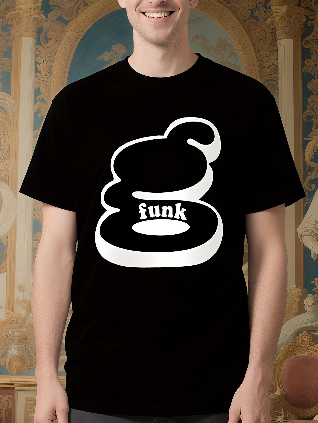 Plus Size Heavyweight Cotton Tshirt - Funk Graphic Tee Bl... XL
