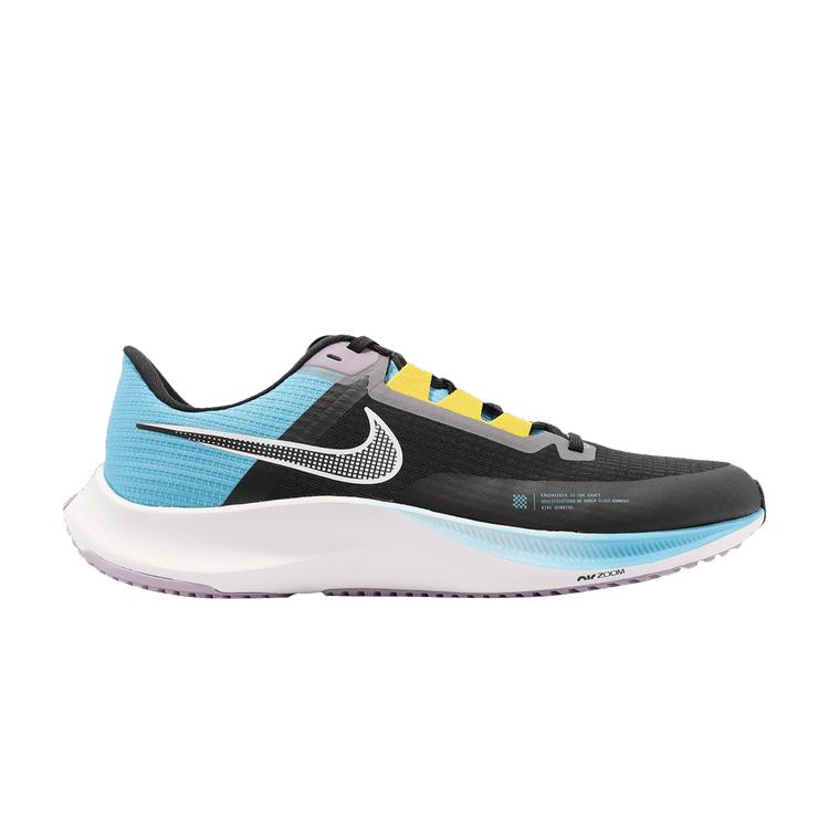 Nike Pantofi sport pentru bărbați Air Zoom Rival Fly 3, negru, albastru clor, alb întunecat-sulf DV1032-010