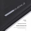 Men's Quick-Dry Nylon Ice Silk Sports Pants with Elastic Waist and Zippered Pockets