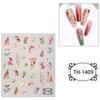 New Year Nail Art Stickers Bronzing Year of the Dragon Chinese Style Mahjong Cartoon Nail Stickers Decoration