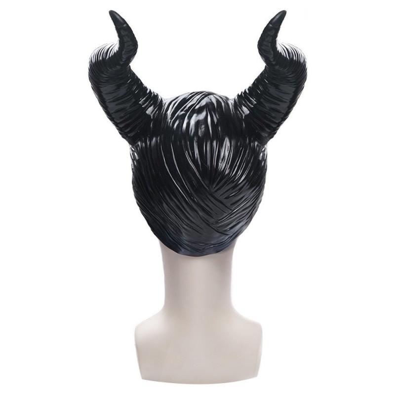 Sleeping Beauty Evil Queen Costume Accessory Horned Headpiece Mask Halloween Party Cosplay