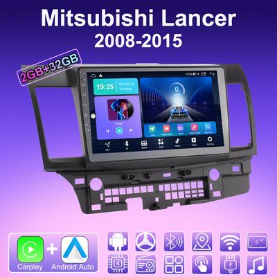 Mitsubishi Lancer 2008-2015 için 2 DIN Android Carplay Araba Radyosu Multimedya Oynatıcı Baş Ünitesi Stereo GPS Navigasyon BT WIFI 2+32GB