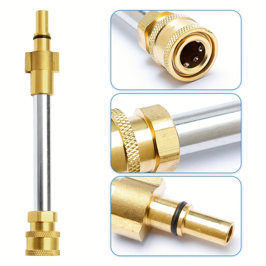 1pc Pressure Washer Adapter For Bosch AQT, 1/4'' Quick Connect Water Gun Head Adapter, Washer Spray Wand Couple