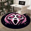Scream Mask Chair Mat - Round Carpet for Home Decor, Office, Living Room, Bedroom, Gift Idea0273b