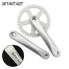 High Quality 170mm Square Taper Chainrings Set Crankset Chainset 40T 36T Crank for Mountain Bikes with Removable Chainrings