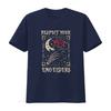 Gothic Emo Music Fan T Shirt Respect Your Elders Unique Tribute to Culture  vintage Washed Soft graphic Stretched Comfortable