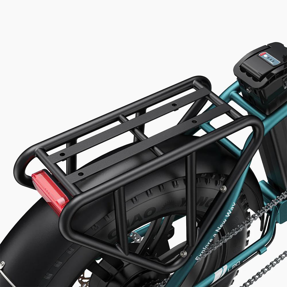 Electric Bicycle Engwe 20" 250W Motor 48V 13AH City Ebike Top Speed 25Km/h Max Load 120Kg All Terrain Ebike 7 Speed Green L20 Boost