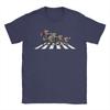 Dalton Abbey Road Lucky Luke T-shirt Uomo 100% Cotone Vintage T-shirt Girocollo Cartoni Animati T-shirt Manica Corta Top Stampati
