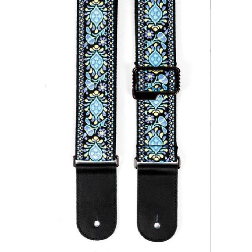 Vintage Embroidery Guitar Strap Bass Electric Guitar Strap Guitar Shoulder Strap