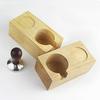 Umora Tamping Mat Oak Tamper Stand Coffee Powder Maker Stability Tamper Pad Handle Powder Press (Design B)