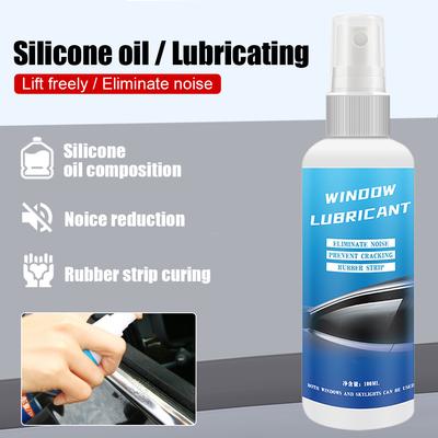 Tira de borracha para porta de carro 100ML, lubrificante para manutenção de janelas, elimina ruídos, teto solar é conveniente para antiferrugem