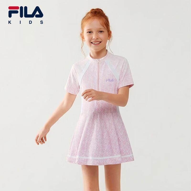 FILA Girls Full Print One-Piece Swimsuit M