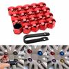 Shiwaki 20pcs Car Wheel Lug Nut Cover Protective Cover Exterior Decoration Anti- Bolt Cap