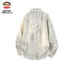 Paul Frank Men's Tie-Dye Loose-Fit Casual Long-Sleeve Shirt
