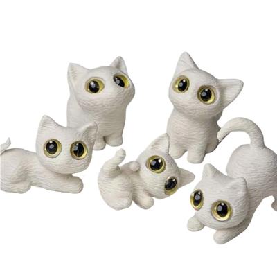 Halloween  Desktop Decorations Mini Resin Cat Cute Kitten Micro Landscape Crafts Garden Party Decoration