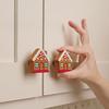 Skull Cabinet Knob Covers Halloween Decor Pull Handle Gingerbread House Drawer Knob Covers for Dresser Closets Wardrobes Bookcases Decoration