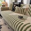 Light Luxury High-Grade Leather Sofa Cushion Autumn and Winter Plush Straight Row Seat Cushion All-Inclusive Universal Sofa Cover Winter Cover Towel